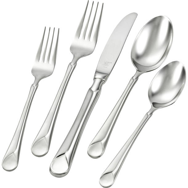 ZWILLING J.A. Henckels Opus Stainless Steel Flatware Set Service for 8 & Reviews Wayfair